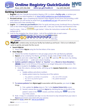 cir quick form