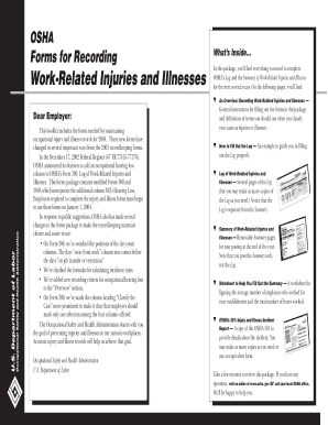 Osha form 300 pdf - osha 300 and 300a fillable forms