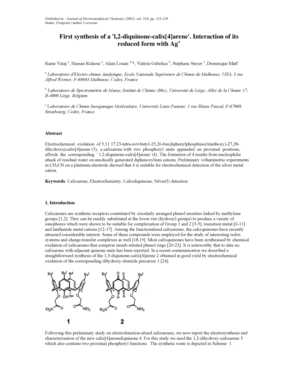 Interaction of its reduced form with Ag - ORBi - Universit de Li ge - orbi ulg ac