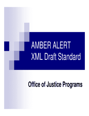 Amber alert fillable form