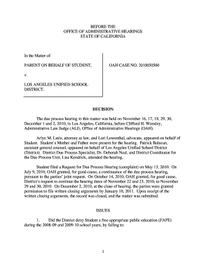 clifford woosley administrative law judge