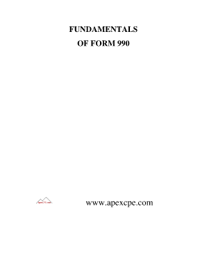 Form 990 Guide
