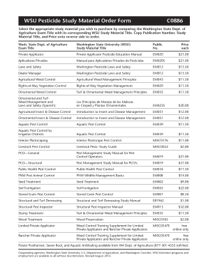 washington state pesticide license study material