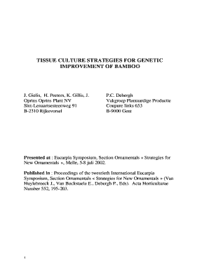 Fiscal procedures - TISSUE CULTURE STRATEGIES FOR GENETIC IMPROVEMENT ... - bamboonetwork