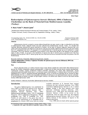 turkish journal of fisheries and aquatic sciences abbreviation