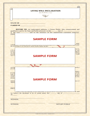 Living Will Declaration