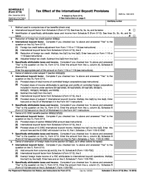 Schedule C Form 5713