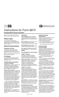 Instructions for Form 8873