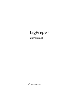 ligprep manual