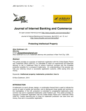 sample cover lettere mail to internet banking and commerce journal form