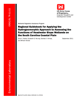 ERDC / EL TR- 11 - 11 - Environmental Laboratory - U.S. Army - el erdc usace army