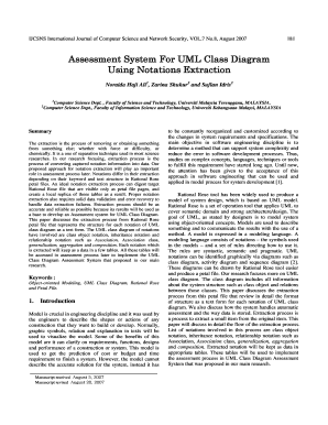 Assessment System For UML Class Diagram Using Notations ... - paper ijcsns