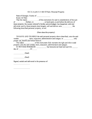 Kansas vehicle bill of sale - 445 31 form