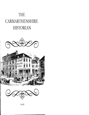 THE CARMARTHENSHIRE HISTORIAN - carmarthenshirehistorian