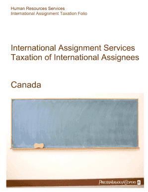 International assignment services tax folios