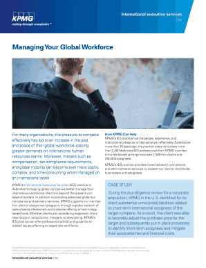 Managing Your Global Workforce - KPMG