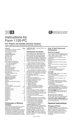 Form 1120-PC Instructions