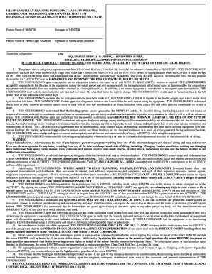 how to fill out a foregoing release form