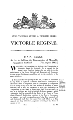 Origin-www.legislation.gov.uk/ukpga/1862/85/pdfs/u... - legislation gov