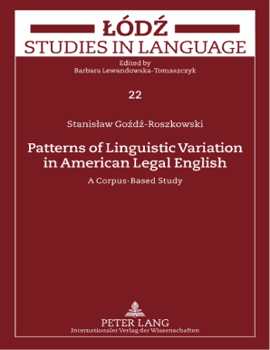 Variation in legal discourse Translators, linguists, law students or other individuals who begin to deal with legal language in their university studies or in the course of their professional work face a bewildering variety of legal writings