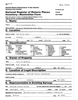 National Register of Historic Places Inventory-Nomination Form 1 ... - wvculture