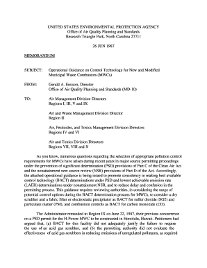 June 26, 1987 - U.S. Environmental Protection Agency - epa