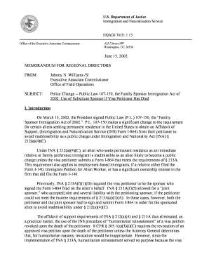 uscis memo for pub law 107 150 form