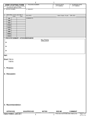 Army ranking chart - da form 5