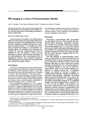 myelitis;ajnr form