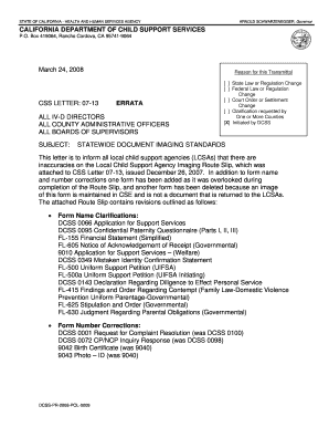 errata california superior court form