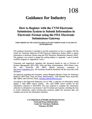 Guidance for Industry #108 - Food and Drug Administration - fda