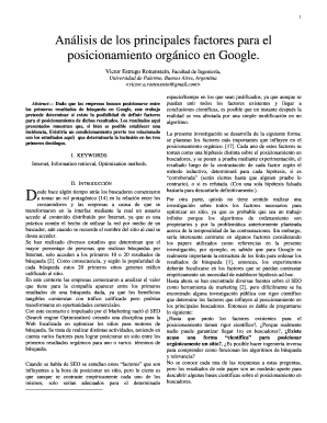 An lisis de los principales factores para el posicionamiento - Abigdoor