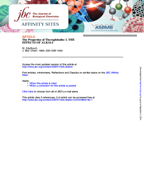 Thyroglobuin as a filler form