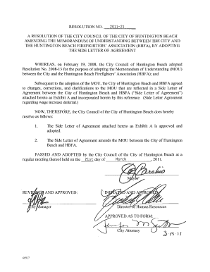 Directo f Human Resources APPROVED AS TO FORM: City ... - huntingtonbeachca