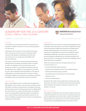 Leadership for the 21st century: - Executive Education - Harvard ... - ksgexecprogram harvard