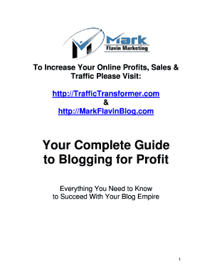 Your Complete Guide to Blogging for Profit - Mark Flavin's Blog