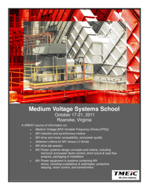 Medium Voltage Systems School