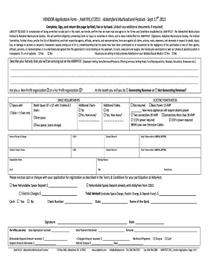 Vendor evaluation form - vendor application form