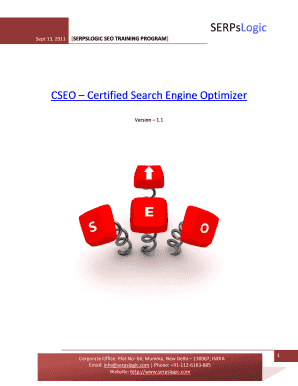 Download PDF SEO Course Brochure - Serpslogic .com