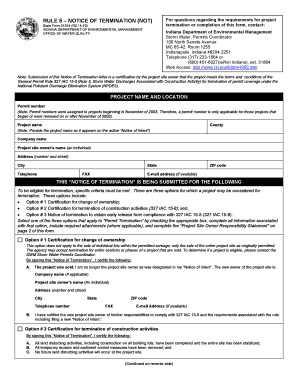 letter of termination form