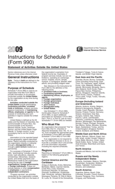 Instructions for Schedule F (Form 990)