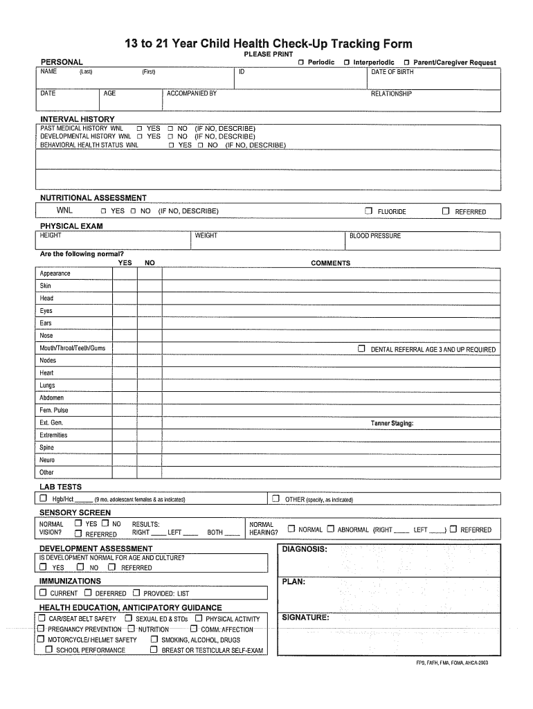 Clinic Check In Sheet