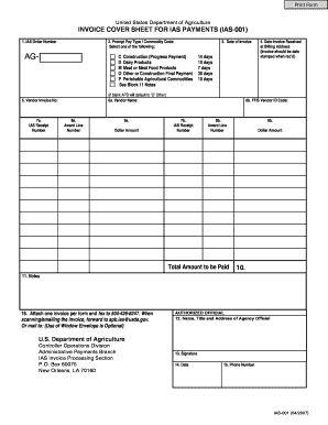 invoice sheet