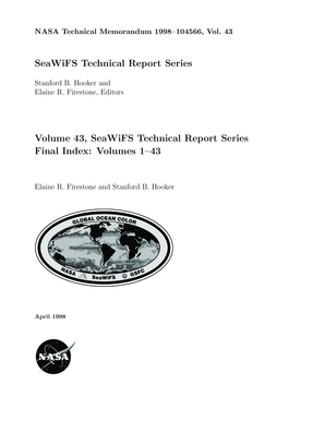 SeaWiFS Technical Report Series Volume 43, SeaWiFS Technical ... - ftp nist