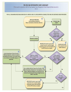 integrated care flow chart form