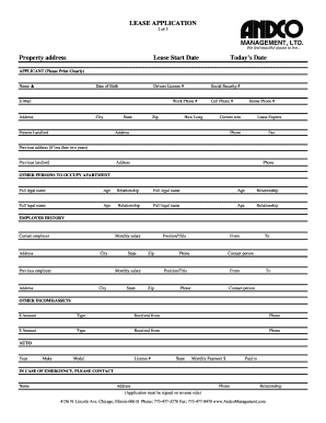 andco lease form