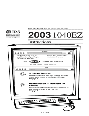 IRS 1040EZ Instructions