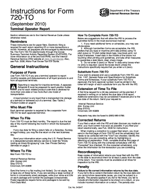 Instructions for Form 720-TO
