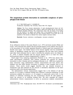 The magnesium protein interaction in nucleotide complexes of phos ... - ias ac