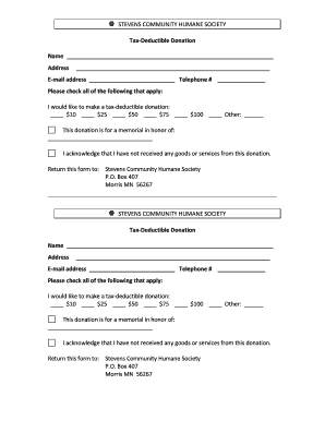 Donation form - Stevens Community Humane Society - stevenscommunityhumanesociety